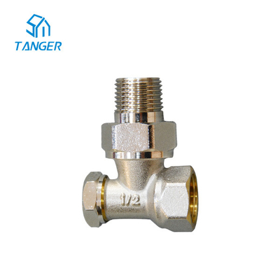 Rail thermostatique de valve de Lockshield de radiateur de serviette ouvert ou 10mm fermé 15mm 8mm