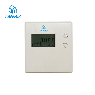 Thermostat sans fil de Digital de pièce pour le bouton 2 programmable de chauffage central simple