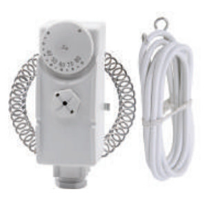 Bride d'agrafe sur le thermostat de tuyau pour le contrôle de température Unvented de cylindre